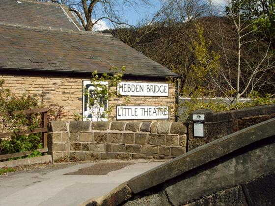 Little Theatre Hebden Bridge viewed from the Rochdale Canal